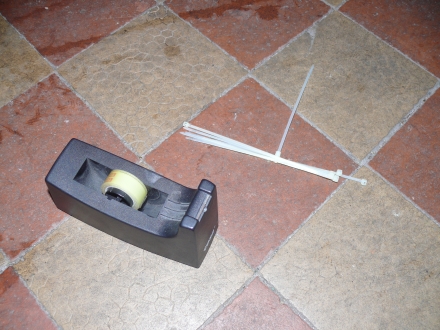 How to macguyver a mudguard