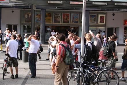 Flashmobbing @ Europaplatz Karlsruhe