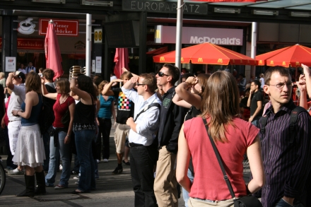 Flashmobbing @ Europaplatz Karlsruhe