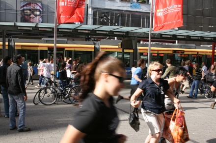 Flashmobbing @ Europaplatz Karlsruhe